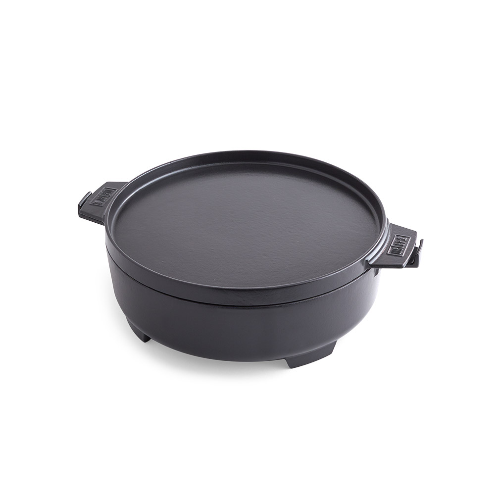 Weber CRAFTED 2in1 Dutch Oven & Pfanne - Gourmet BBQ System
