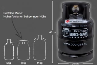 BBQ Gas 11 Kg Flasche OHNE Füllung