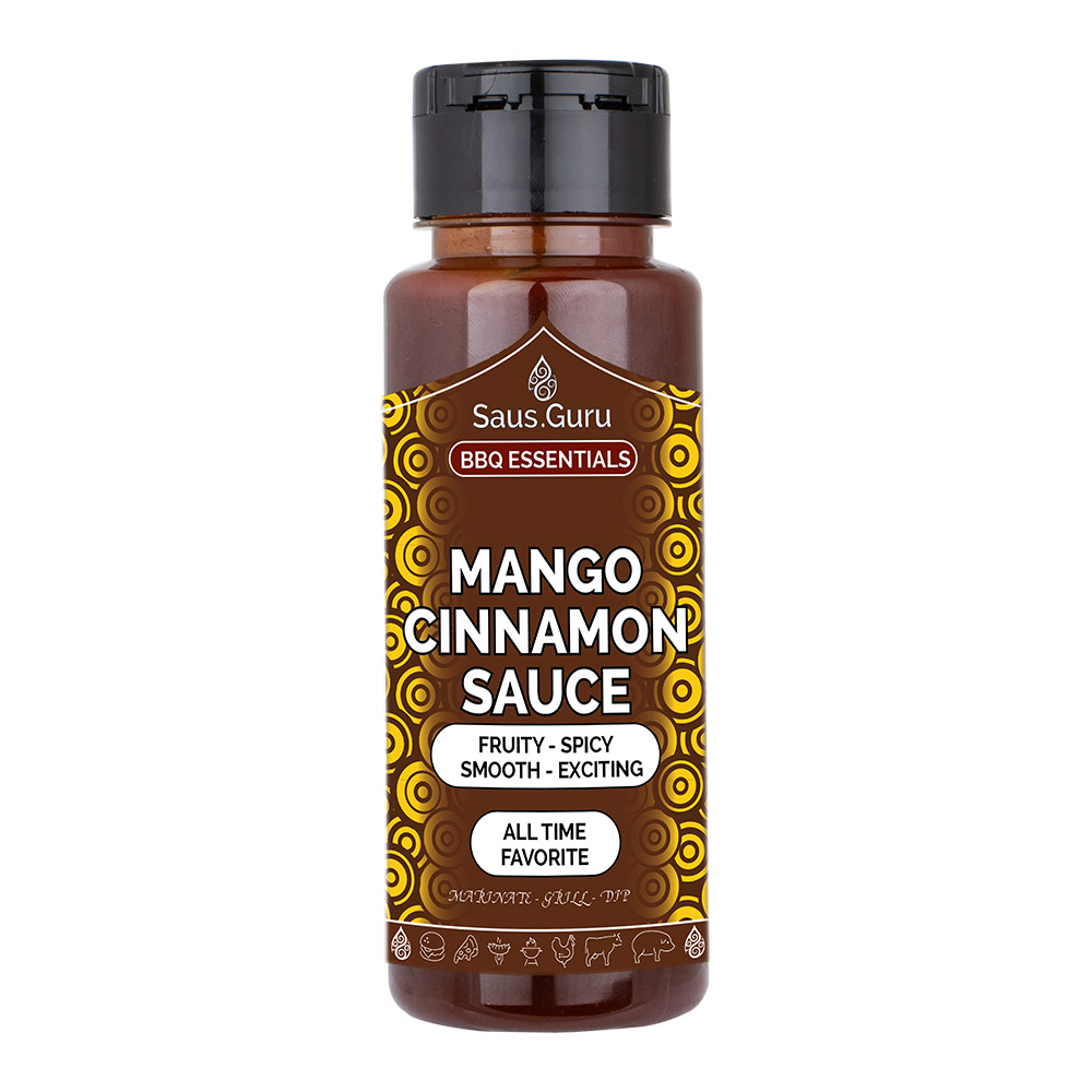 Saus.Guru Mango Cinnamon Squeeze Flasche