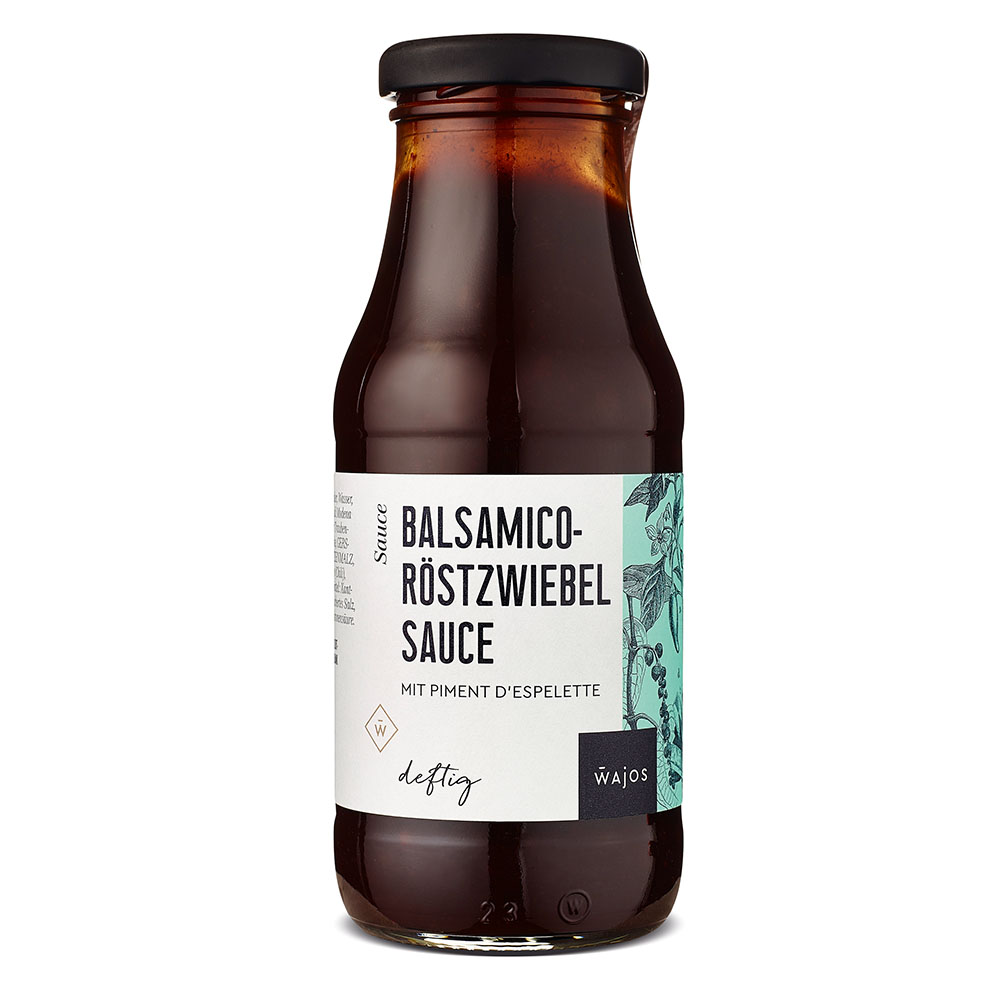 Balsamico Röstzwiebel Sauce mit Piment d Espelette 245ml