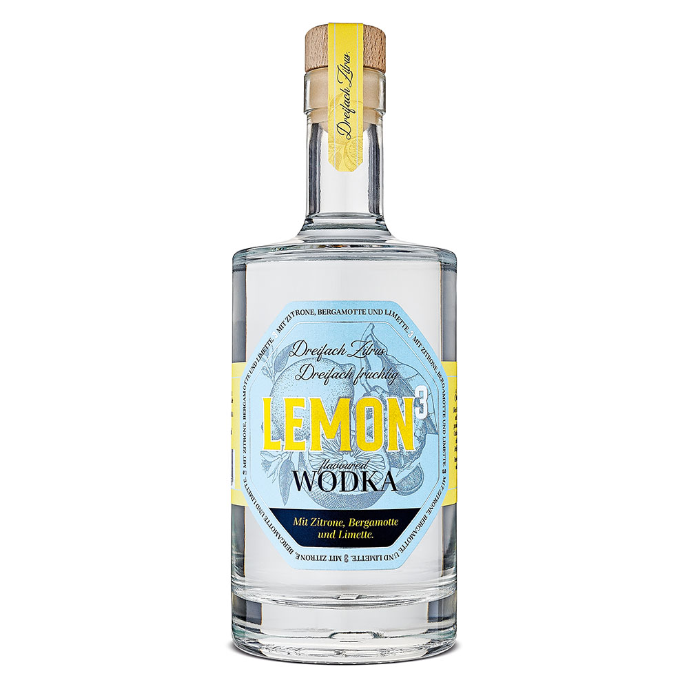 Lemon Wodka 500ml - Aromatisierter Wodka 40% VOL